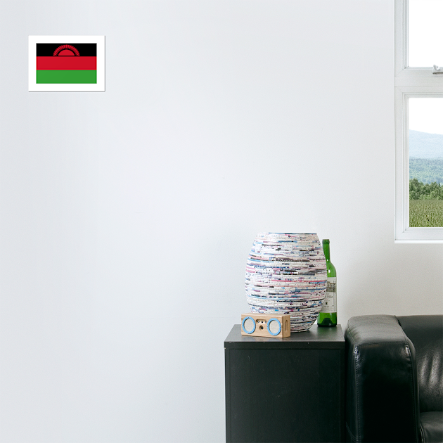 Flag of Malawi by COUNTRY FLAGS